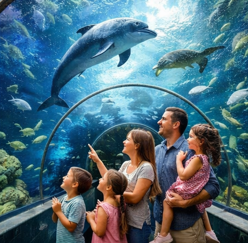 The digital zoos amazing aquadic center.